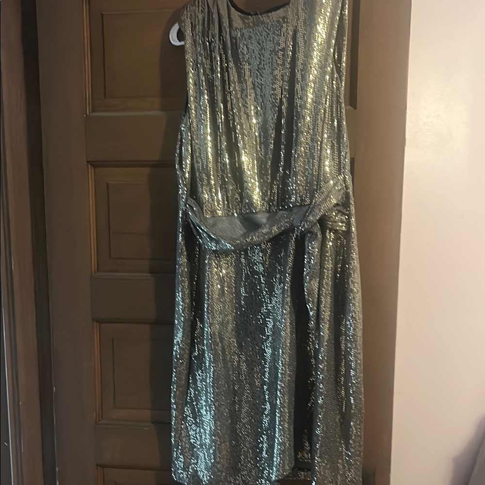 Alex Marie Shimmering gold dress